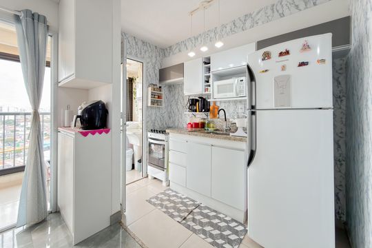 Cozinha de apartamento à venda com 2 quartos, 45m² em Ipiranga, São Paulo