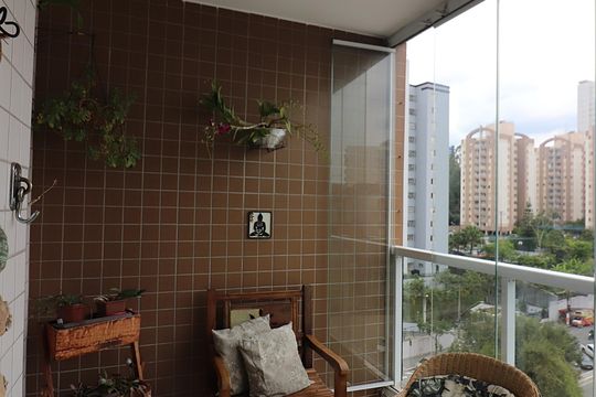 Varanda Gourmet de apartamento à venda com 3 quartos, 102m² em Baeta Neves, São Bernardo do Campo