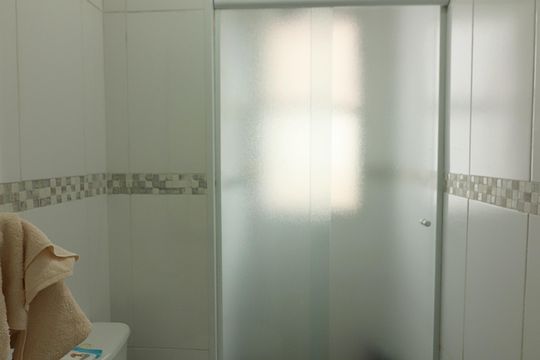 Banheiro Social de apartamento à venda com 3 quartos, 102m² em Baeta Neves, São Bernardo do Campo
