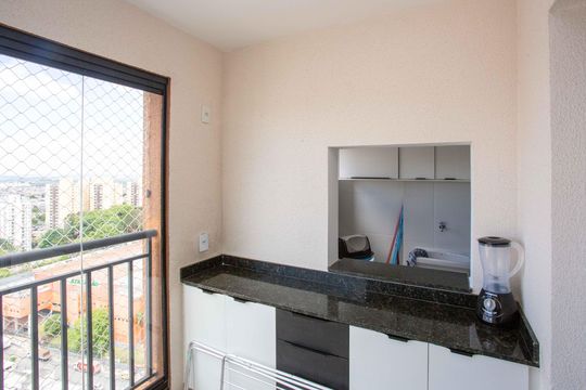 Varanda da Sala de apartamento para alugar com 2 quartos, 51m² em Centro, Diadema