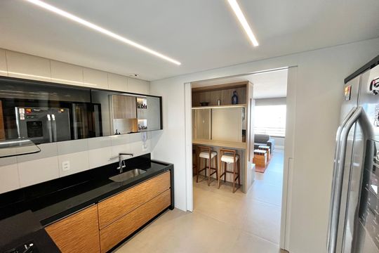 Cozinha de apartamento à venda com 3 quartos, 130m² em Lauzane Paulista, São Paulo
