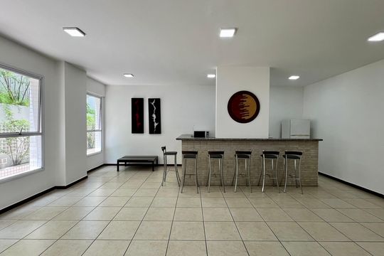 Área comum de apartamento para alugar com 1 quarto, 54m² em Pinheiros, São Paulo
