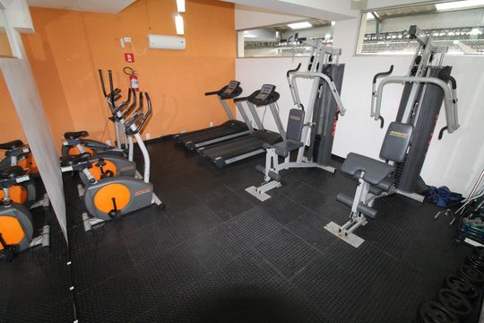 Área comum - Academia de apartamento para alugar com 1 quarto, 70m² em Jardim Esplanada, São José dos Campos