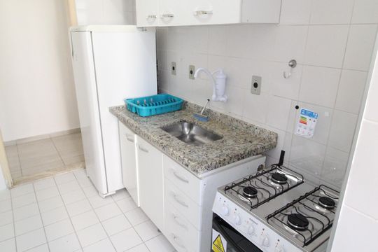 Cozinha de apartamento para alugar com 1 quarto, 70m² em Jardim Esplanada, São José dos Campos