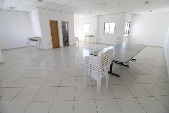 Área comum - Salão de Festas de apartamento para alugar com 1 quarto, 70m² em Jardim Esplanada, São José dos Campos