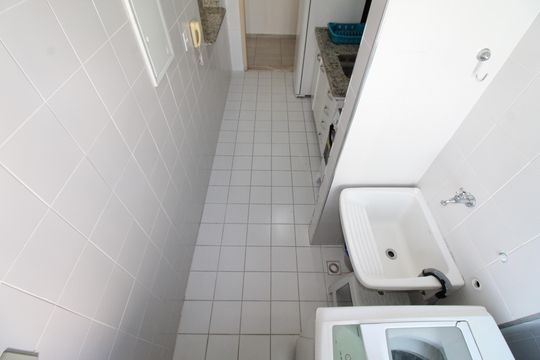 Área de Serviço de apartamento para alugar com 1 quarto, 70m² em Jardim Esplanada, São José dos Campos