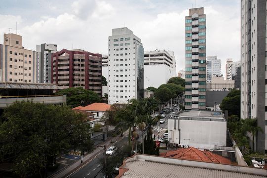 Vista da Varanda de kitnet/studio para alugar com 1 quarto, 23m² em Vila Clementino, São Paulo