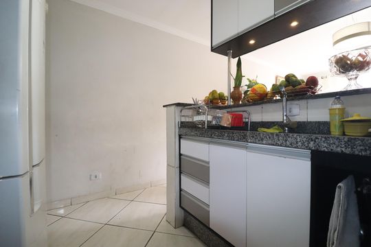 Cozinha de apartamento para alugar com 3 quartos, 177m² em Vila Eldizia, Santo André