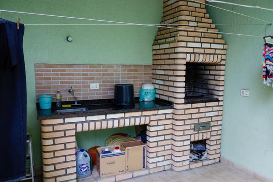 Área comum - Churrasqueira de casa à venda com 4 quartos, 162m² em Umuarama, Osasco