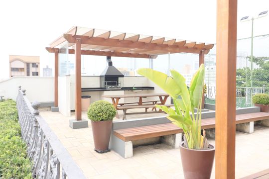 Área comum - Churrasqueira aberta de apartamento à venda com 4 quartos, 170m² em Vila Osasco, Osasco