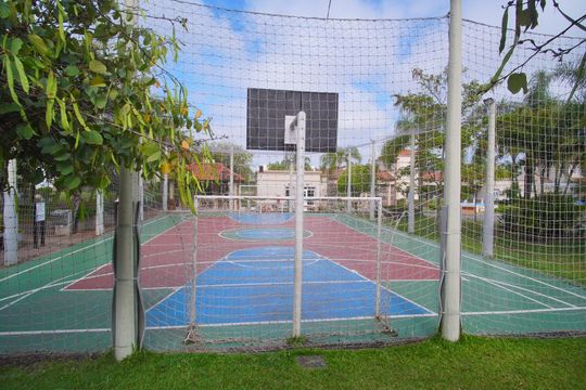 Área Comum - Quadra Poliesportiva de casa de condomínio à venda com 3 quartos, 200m² em Rubem Berta, Porto Alegre