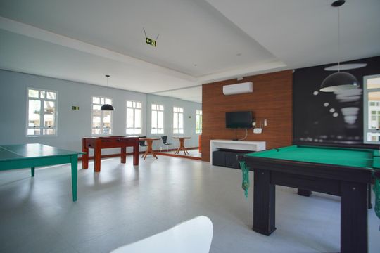 Área Comum - Sala de Jogos de casa de condomínio à venda com 3 quartos, 200m² em Rubem Berta, Porto Alegre