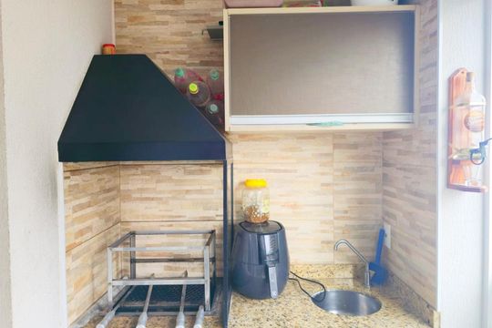 Varanda gourmet de apartamento à venda com 4 quartos, 118m² em Picanço, Guarulhos