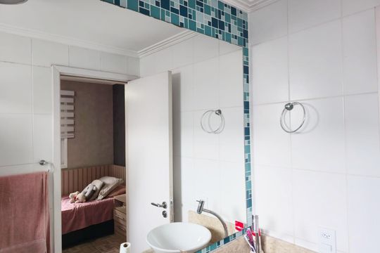 Banheiro da Suíte 02 de apartamento à venda com 4 quartos, 118m² em Picanço, Guarulhos