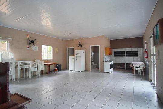 Área comum - Salão de festas de apartamento à venda com 2 quartos, 42m² em Canudos, Novo Hamburgo