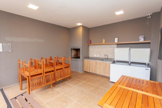 Área comum - Churrasqueira de apartamento à venda com 2 quartos, 35m² em Socorro, São Paulo