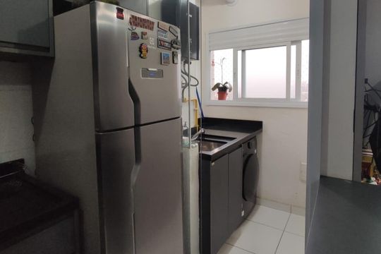 Cozinha de apartamento para alugar com 2 quartos, 41m² em Americanópolis, São Paulo
