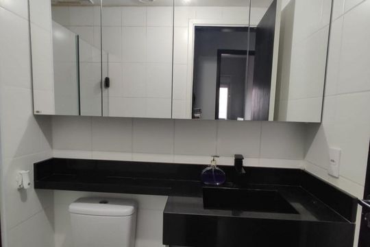 Banheiro de apartamento para alugar com 2 quartos, 41m² em Americanópolis, São Paulo