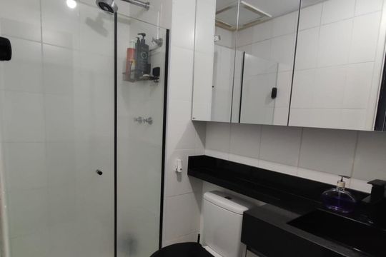 Banheiro de apartamento para alugar com 2 quartos, 41m² em Americanópolis, São Paulo