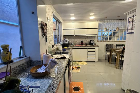 Cozinha de casa para alugar com 2 quartos, 400m² em Vargem Pequena, Rio de Janeiro
