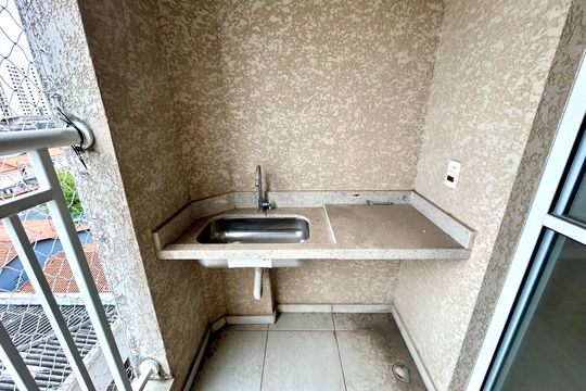 Varanda da Sala de apartamento à venda com 2 quartos, 66m² em Vila Galvão, Guarulhos