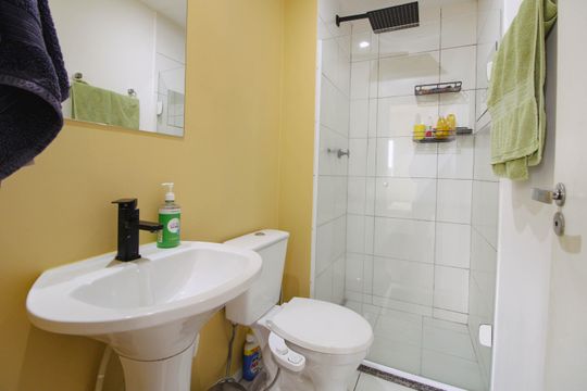 Banheiro de apartamento para alugar com 2 quartos, 49m² em Vila Andrade, São Paulo