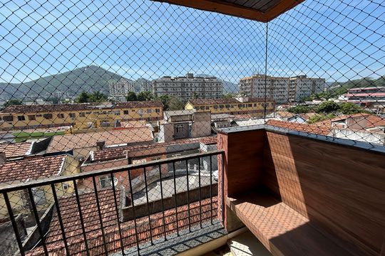 Varanda de apartamento para alugar com 2 quartos, 65m² em Praça Seca, Rio de Janeiro