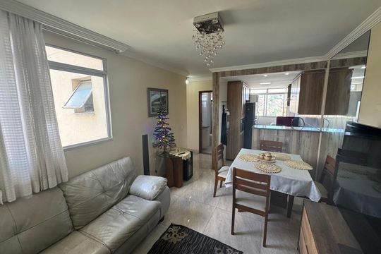 Sala de apartamento à venda com 2 quartos, 51m² em Jardim Alvorada, Belo Horizonte