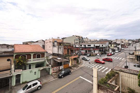 Vista da suíte  de apartamento à venda com 2 quartos, 144m² em Jardim Stella, Santo André