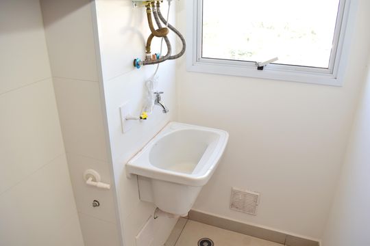 Área de Serviço de kitnet/studio para alugar com 1 quarto, 42m² em Jardim Sumare, Ribeirão Preto