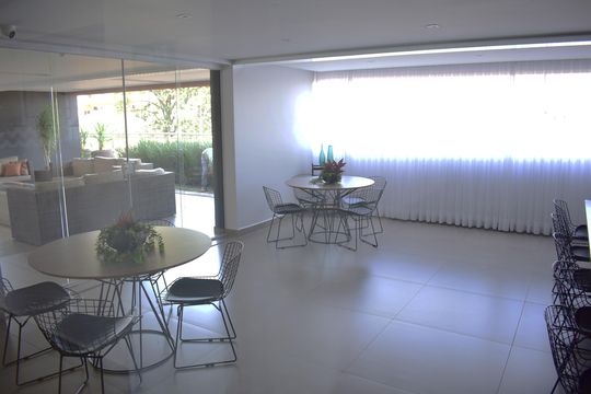 Área comum - Churrasqueira de kitnet/studio para alugar com 1 quarto, 42m² em Jardim Sumare, Ribeirão Preto