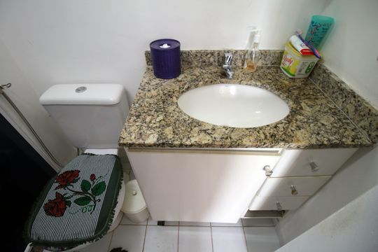 Banheiro da Suíte 1 de apartamento à venda com 3 quartos, 70m² em Vila da Penha, Rio de Janeiro