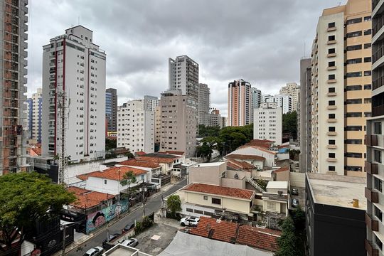 Vista de kitnet/studio para alugar com 1 quarto, 25m² em Vila Olímpia, São Paulo