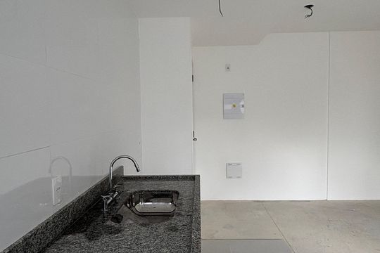 Cozinha de apartamento à venda com 2 quartos, 65m² em Parque das Nações, Santo André