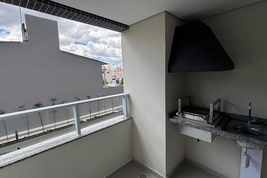 Sala - Sala de Jantar Varanda de apartamento à venda com 2 quartos, 65m² em Parque das Nações, Santo André