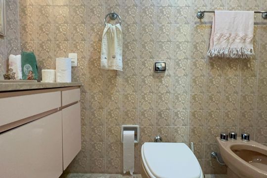 Banheiro de apartamento para alugar com 3 quartos, 117m² em Pinheiros, São Paulo