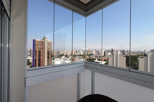 Varanda da Suíte de apartamento à venda com 2 quartos, 62m² em Jardim, Santo André