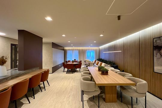 Área comum de kitnet/studio à venda com 1 quarto, 27m² em Pinheiros, São Paulo