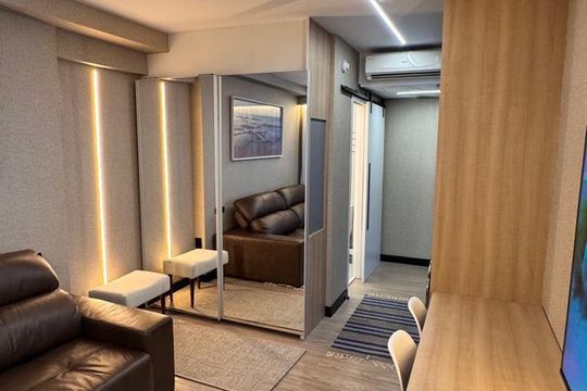Sala de kitnet/studio à venda com 1 quarto, 57m² em Alphaville Industrial, Barueri