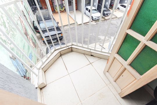 Varanda do Quarto 1 de casa de condomínio à venda com 2 quartos, 71m² em Vila Carmosina, São Paulo