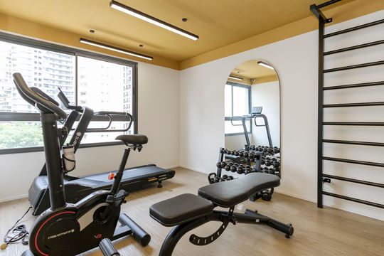 Academia de kitnet/studio para alugar com 1 quarto, 35m² em Jardim das Acacias, São Paulo