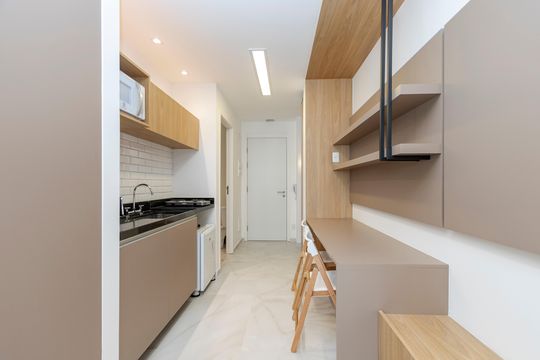 Studio de kitnet/studio para alugar com 1 quarto, 35m² em Jardim das Acacias, São Paulo