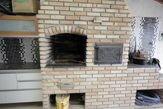 Área gourmet de casa à venda com 6 quartos, 500m² em Parque das Nações, Santo André