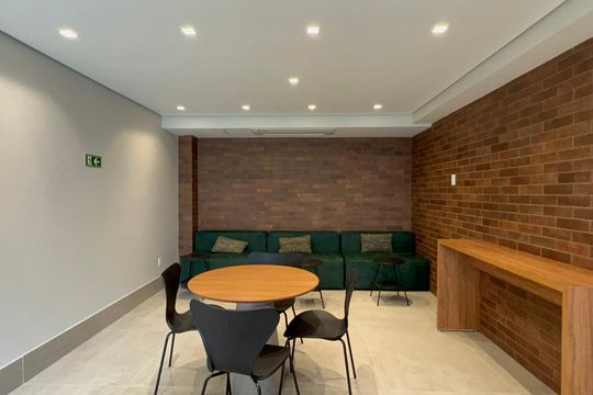 Área comum de kitnet/studio para alugar com 1 quarto, 25m² em Pinheiros, São Paulo