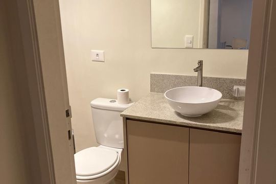 Banheiro de apartamento à venda com 1 quarto, 43m² em Jardins, São Paulo