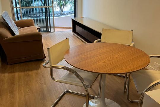 Sala de apartamento à venda com 1 quarto, 43m² em Jardins, São Paulo