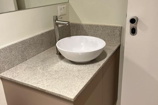 Banheiro de apartamento à venda com 1 quarto, 43m² em Jardins, São Paulo