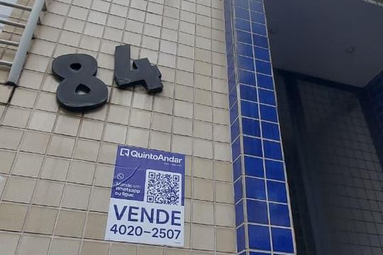 Placa instalada de apartamento para alugar com 3 quartos, 124m² em Cruzeiro, Belo Horizonte