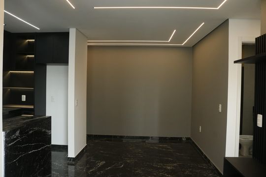 Sala de apartamento à venda com 3 quartos, 67m² em Vila Anastácio, São Paulo