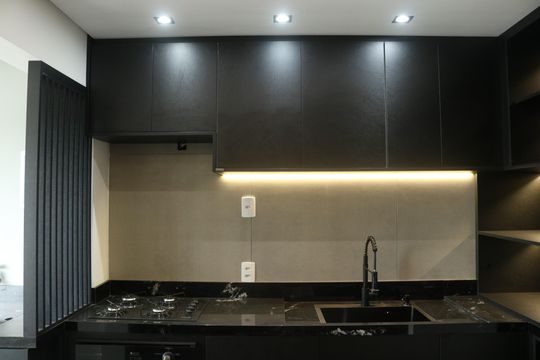 Cozinha de apartamento à venda com 3 quartos, 67m² em Vila Anastácio, São Paulo